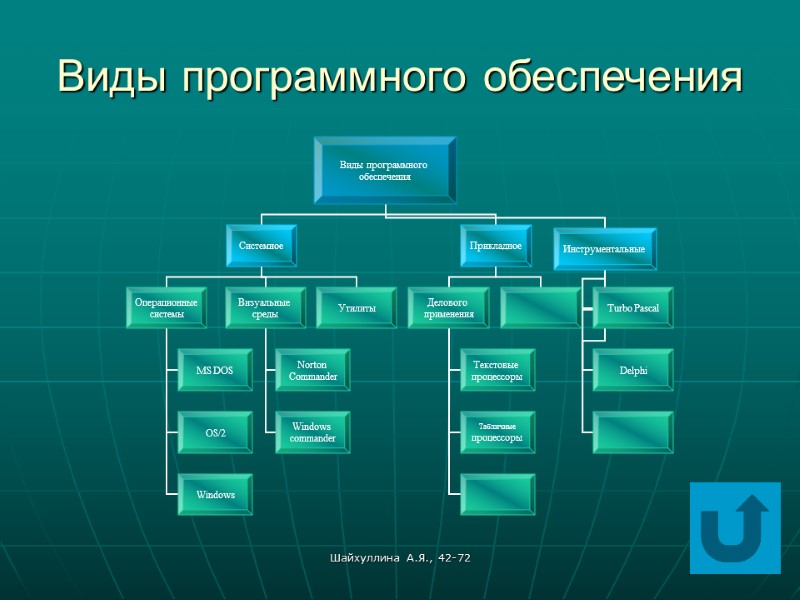 Шайхуллина А.Я., 42-72 Виды программного обеспечения